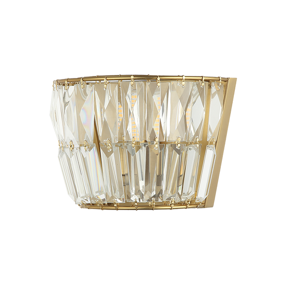 Кристален аплик Zambelis 23050 SCONCE G9 MAX 5W METAL-CRYSTAL ANTIQUE BRASS | Osvetlenieto.bg
