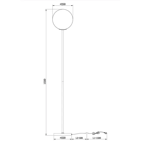 Лампион Ring MOD013FL-01BS Maytoni 1xE27 | Osvetlenieto.bg