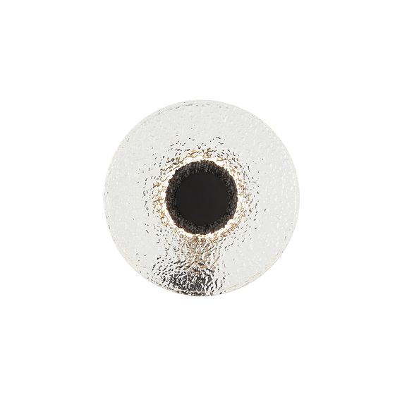 LED Аплик Zambelis 23077 SCONCE LED LIGHT 8W 3000K METAL-GLASS,BLACK-CLEAR GLASS | Osvetlenieto.bg