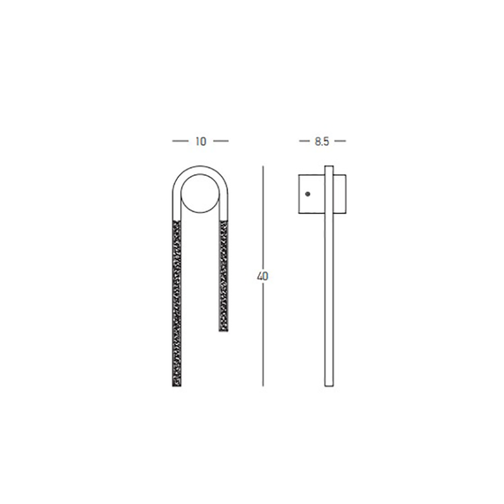 LED Аплик ZAMBELIS 23106 SCONCE LED LIGHT 11W 3000K ALUMINIUM-PC DIFFUSER, GOLD-BLACK Dimmable Triac | Osvetlenieto.bg