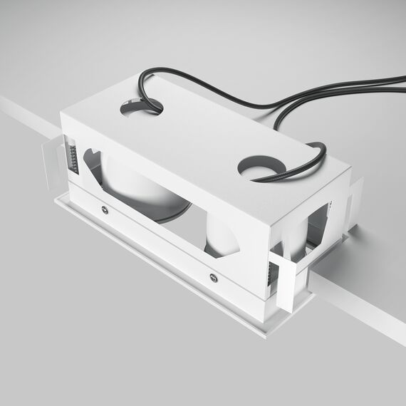 LED Двоен кардан бял Metal Modern DL093-02-10W3K-W Maytoni 20W 3000K | Osvetlenieto.bg