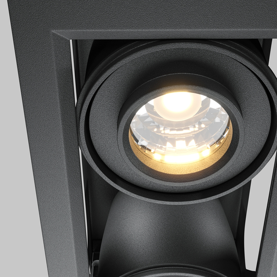 LED Двоен кардан черен Metal Modern DL093-02-10W3K-B Maytoni 20W 3000K | Osvetlenieto.bg