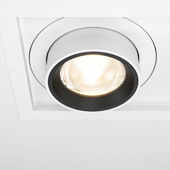 LED Двоен спот за вграждане Hidden DL095-02-10W3K-W Maytoi 20W 3000K | Osvetlenieto.bg