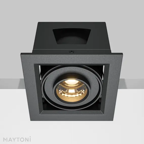 LED Кардан черен Metal Modern DL093-01-10W3K-B Maytoni 10W 3000K | Osvetlenieto.bg