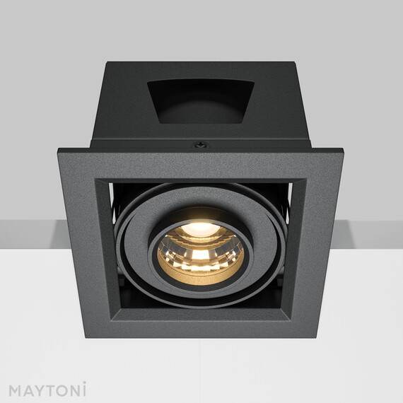 LED Кардан черен Metal Modern DL093-01-10W3K-B Maytoni 10W 3000K | Osvetlenieto.bg