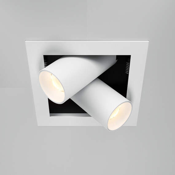 LED Луна за вграждане Magnum Maytoni бяла DL094-02-7W3K-W 14W 3000K | Osvetlenieto.bg