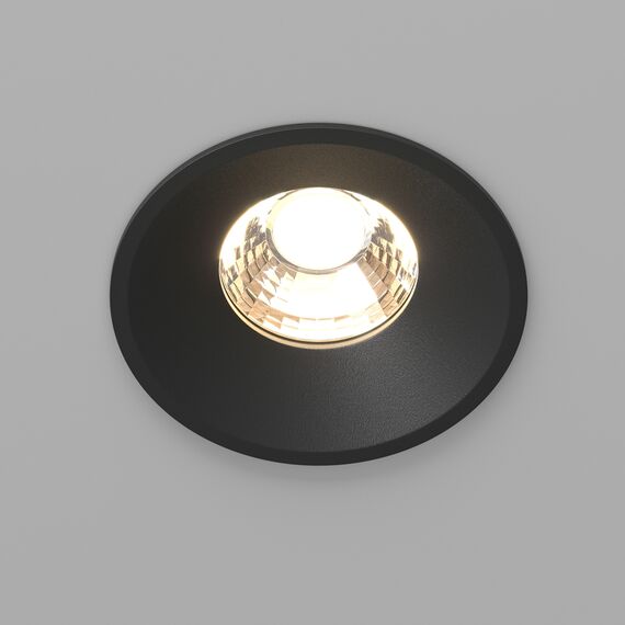 LED Луна за вграждане Round DL058-12W3K-B Maytoni 12W 3000K | Osvetlenieto.bg