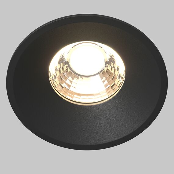 LED Луна за вграждане Round DL058-12W3K-B Maytoni 12W 3000K | Osvetlenieto.bg