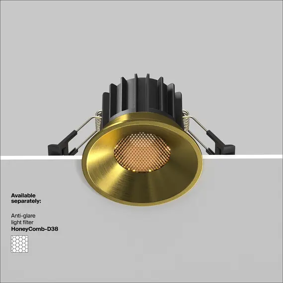 LED Луна за вграждане Round DL058-12W3K-BS Maytoni 12W 3000K | Osvetlenieto.bg