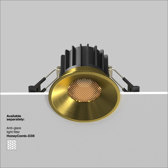 LED Луна за вграждане Round DL058-12W3K-BS Maytoni 12W 3000K | Osvetlenieto.bg