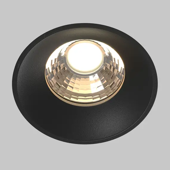 LED Луна за вграждане Round DL058-12W3K-TRS-B Maytoni 12W 3000K | Osvetlenieto.bg