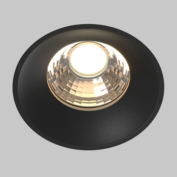 LED Луна за вграждане Round DL058-12W3K-TRS-B Maytoni 12W 3000K | Osvetlenieto.bg