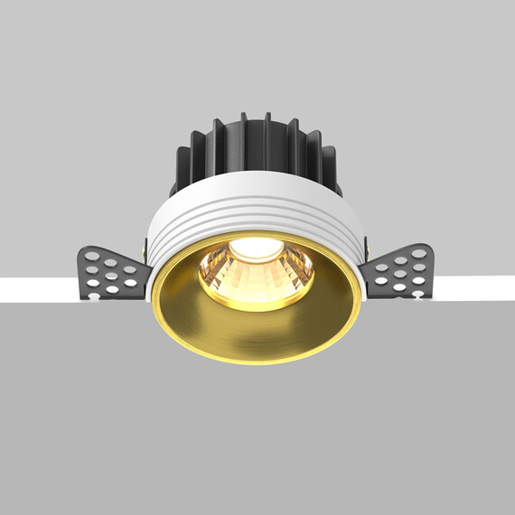 LED Луна за вграждане Round DL058-12W3K-TRS-BS Maytoni 12W 3000K | Osvetlenieto.bg