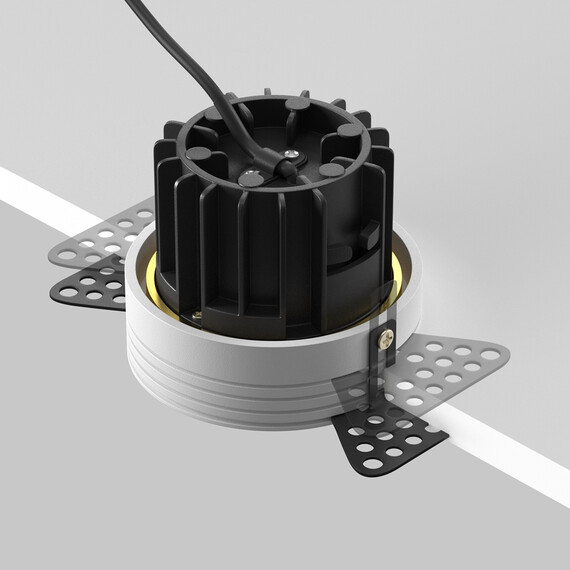 LED Луна за вграждане Round DL058-12W3K-TRS-BS Maytoni 12W 3000K | Osvetlenieto.bg