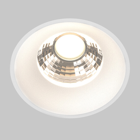 LED Луна за вграждане Round DL058-12W3K-TRS-W Maytoni 12W 3000K | Osvetlenieto.bg