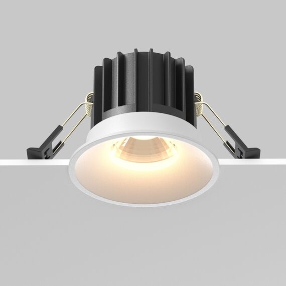 LED Луна за вграждане Round DL058-12W3K-W Maytoni 12W 3000K | Osvetlenieto.bg