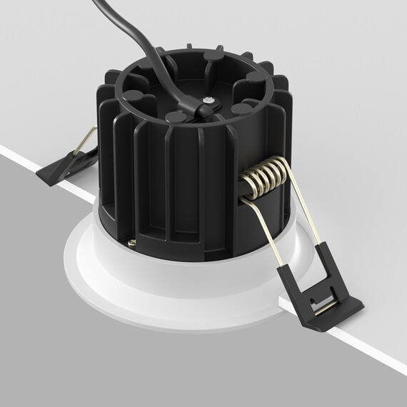 LED Луна за вграждане Round DL058-12W3K-W Maytoni 12W 3000K | Osvetlenieto.bg