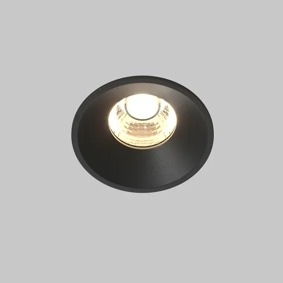 LED Луна за вграждане Round DL058-7W3K-B Maytoni 7W 3000K | Osvetlenieto.bg