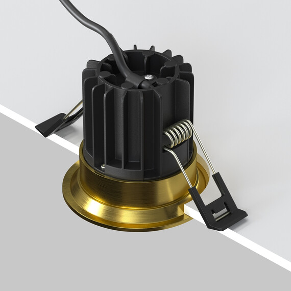 LED Луна за вграждане Round DL058-7W3K-BS Maytoni 7W 3000K | Osvetlenieto.bg