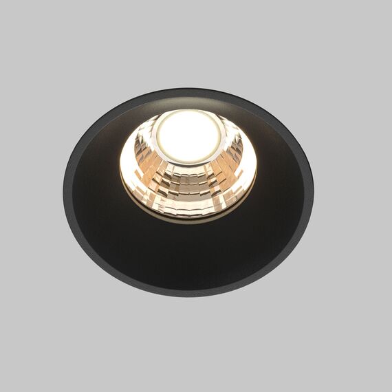 LED Луна за вграждане Round DL058-7W3K-TRS-B Maytoni 7W 3000K | Osvetlenieto.bg