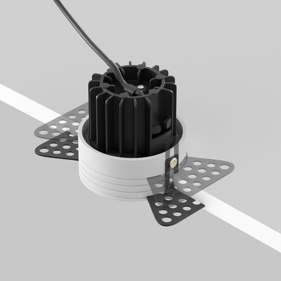 LED Луна за вграждане Round DL058-7W3K-TRS-B Maytoni 7W 3000K | Osvetlenieto.bg