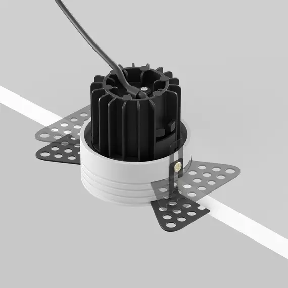 LED Луна за вграждане Round DL058-7W3K-TRS-B Maytoni 7W 3000K | Osvetlenieto.bg