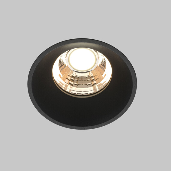 LED Луна за вграждане Round DL058-7W3K-TRS-B Maytoni 7W 3000K | Osvetlenieto.bg