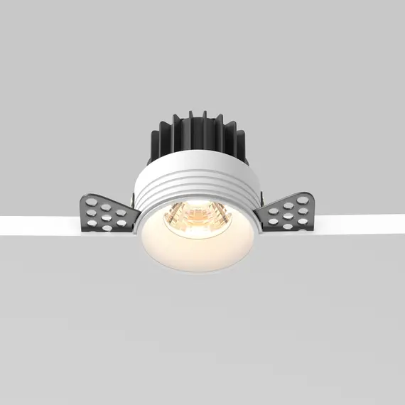 LED Луна за вграждане Round DL058-7W3K-TRS-W Maytoni 7W 3000K | Osvetlenieto.bg