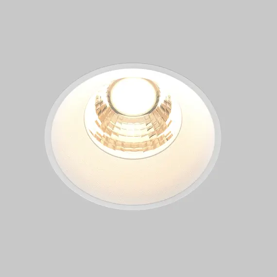 LED Луна за вграждане Round DL058-7W3K-TRS-W Maytoni 7W 3000K | Osvetlenieto.bg