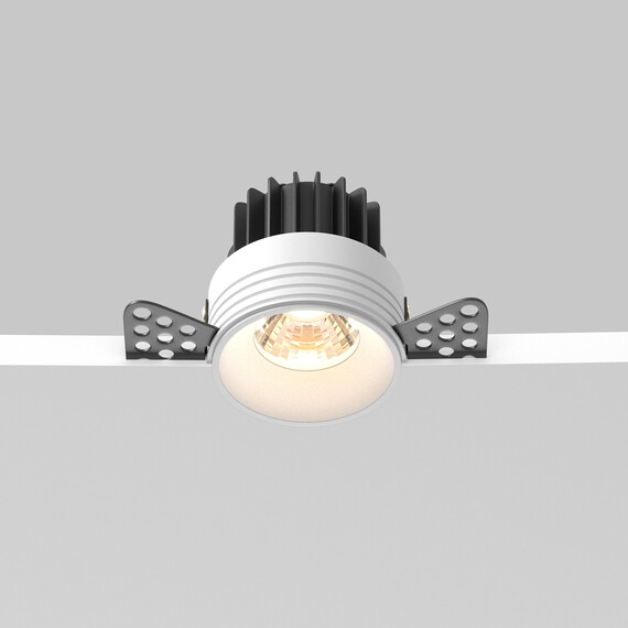 LED Луна за вграждане Round DL058-7W3K-TRS-W Maytoni 7W 3000K | Osvetlenieto.bg