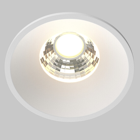 LED Луна за вграждане Round DL058-7W3K-W Maytoni 7W 3000K | Osvetlenieto.bg