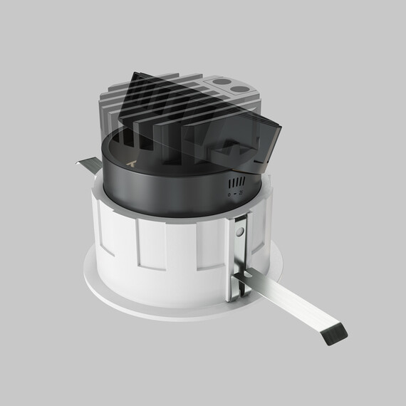 LED Луна за вграждане Wise DL057-10W3K-W Maytoni 10W 3000K | Osvetlenieto.bg