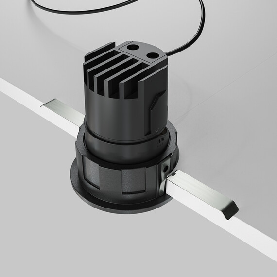 LED Луна за вграждане Wise DL057-7W3K-B Maytoni 7W 3000K | Osvetlenieto.bg