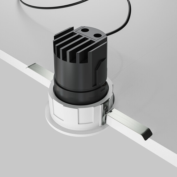 LED Луна за вграждане Wise DL057-7W3K-W Maytoni 7W 3000K | Osvetlenieto.bg