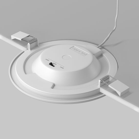 LED Луна за вграждане за баня Stockton DL017-6-L18W3-4-6K Maytoni 18W 3000K-6000K IP44 | Osvetlenieto.bg