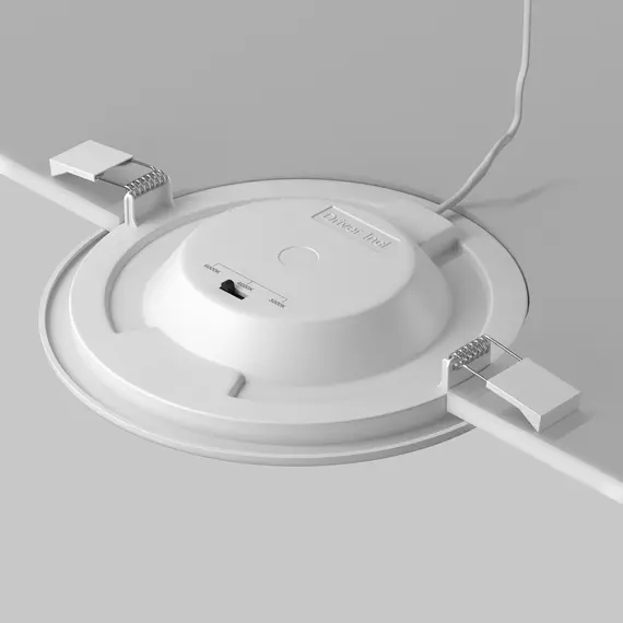 LED Луна за вграждане за баня Stockton DL017-6-L18W3-4-6K Maytoni 18W 3000K-6000K IP44 | Osvetlenieto.bg