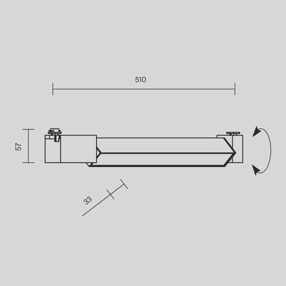 LED Осветител Basis Rot TR104-1-24W4K-W-DE Maytoni 24W 4000K | Osvetlenieto.bg