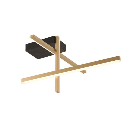 LED Плафон Zambelis 22024 CEILING LED LIGHT 23W 3000K ALUMINIUM BLACK/GOLD | Osvetlenieto.bg