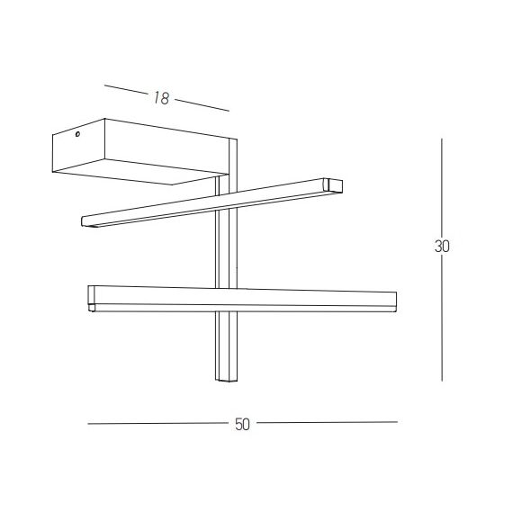 LED Плафон Zambelis 22024 CEILING LED LIGHT 23W 3000K ALUMINIUM BLACK/GOLD | Osvetlenieto.bg
