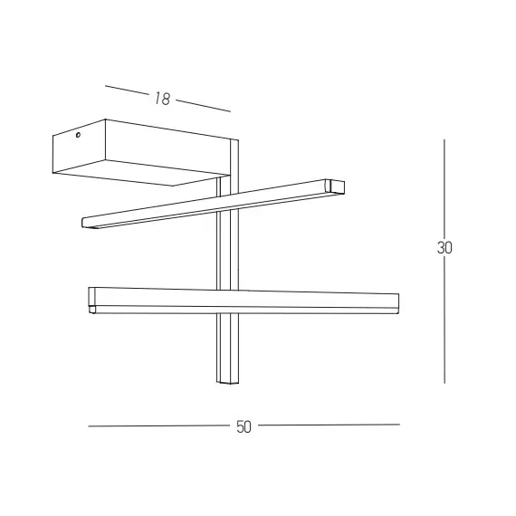 LED Плафон Zambelis 22024 CEILING LED LIGHT 23W 3000K ALUMINIUM BLACK/GOLD | Osvetlenieto.bg