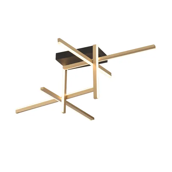 LED Плафон Zambelis 22026 CEILING LED LIGHT 50W 3000K ALUMINIUM BLACK/GOLD | Osvetlenieto.bg