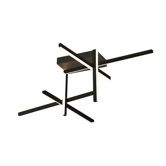 LED Плафон Zambelis 22027 CEILING LED LIGHT 50W 3000K ALUMINIUM BLACK | Osvetlenieto.bg