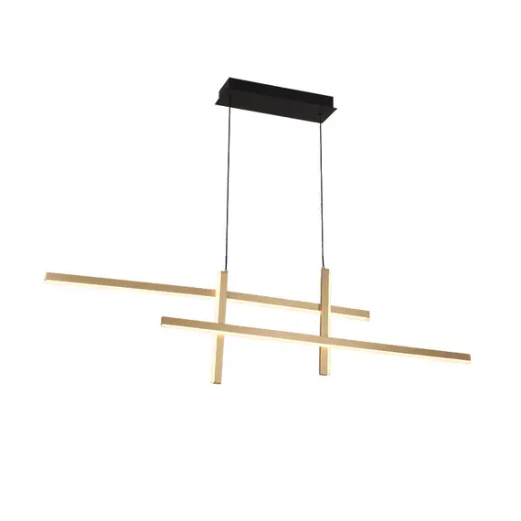 LED Полилей Zambelis 22022 PENDANT LED LIGHT 47W 3000K ALUMINIUM GOLD BLACK | Osvetlenieto.bg