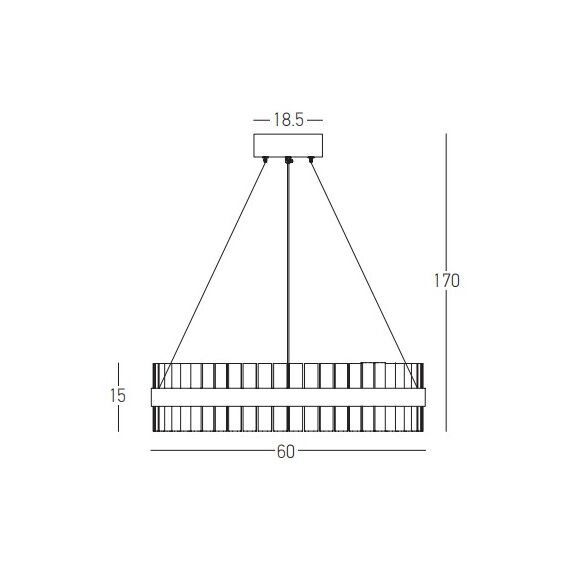 LED Полилей Zambelis 22039 PENDANT LED LIGHT 56W 3000K STAINLESS STEEL -GLASS GOLD MATT | Osvetlenieto.bg