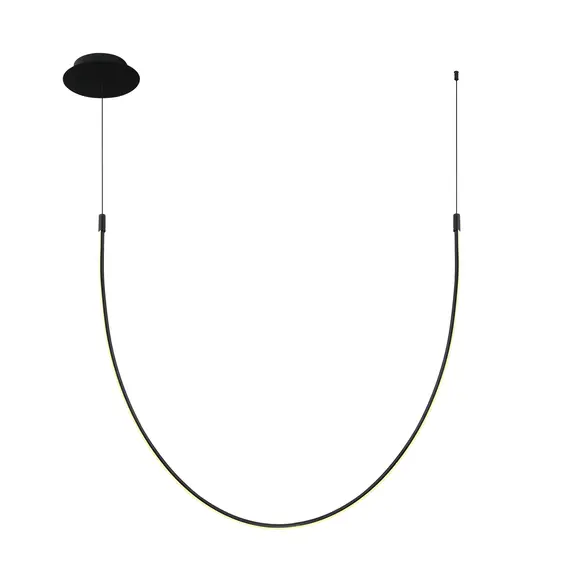 LED Полилей ZAMBELIS 23052 CEILING LED LIGHT 18W 3000K ALUMINIUM-SILICON BLACK | Osvetlenieto.bg