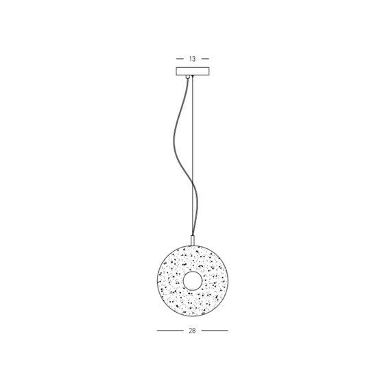 LED Полилей Zambelis 23073 PENDANT LED LIGHT 8W 3000K METAL-GLASS, BLACK-CLEAR GLASS | Osvetlenieto.bg