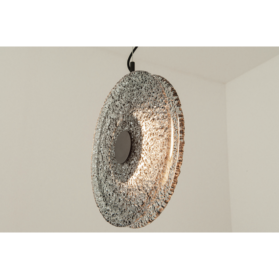 LED Полилей Zambelis 23074 PENDANT LED LIGHT 11W 3000K METAL-GLASS, BLACK-SMOKED GREY | Osvetlenieto.bg