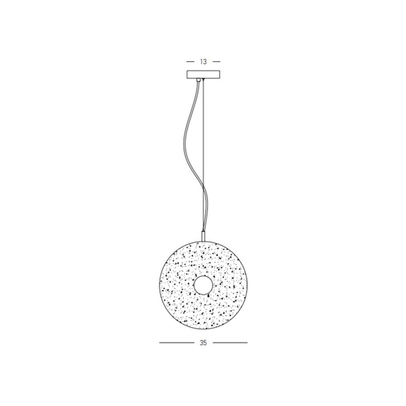 LED Полилей Zambelis 23074 PENDANT LED LIGHT 11W 3000K METAL-GLASS, BLACK-SMOKED GREY | Osvetlenieto.bg