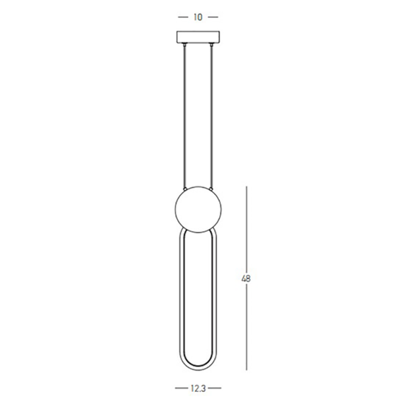LED Полилей ZAMBELIS 23100 PENDANT LED LIGHT 13W 3000K ALUMINIUM-SILICON,BLACK-GOLD Dimmable Triac | Osvetlenieto.bg