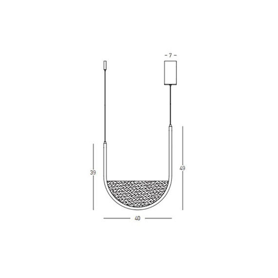 LED Полилей Zambelis 23164 PENDANT LED LIGHT 28W 3000K,4000K BLACK-LIGHT GREY | Osvetlenieto.bg